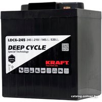 Тяговый аккумулятор KRAFT 6V-245Ah(C20) L+ (245 А·ч)