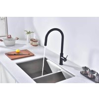 Смеситель Paulmark Galant Ga213077-GM (черный/вороненая сталь)