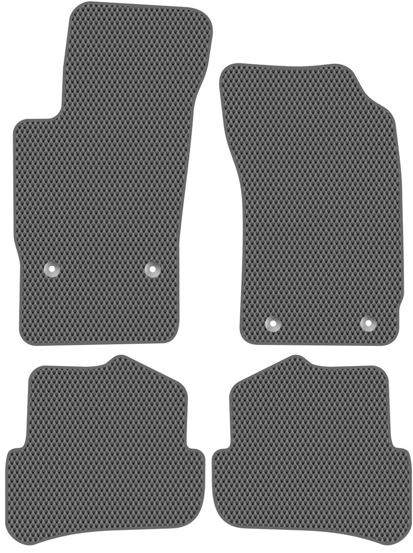 

Комплект ковриков для авто Alicosta Audi A1 I (хэтчбек 5 дв / 8XA, 8X1) 2010 - 2016 (серый, ромб)