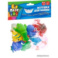 Набор игрушек для ванной Bondibon Подводный мир с кругом ВВ3368 (9шт)