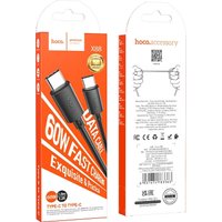 Кабель Hoco X88 USB Type-C - USB Type-C (1 м, черный)