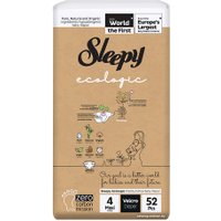 Подгузники Sleepy Ecologic 2X Jumbo Maxi (52 шт)