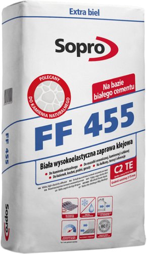 Клей для светлого мрамора и мозаики Sopro FF 455 (25 кг)