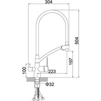 Смеситель Potato P4077BL