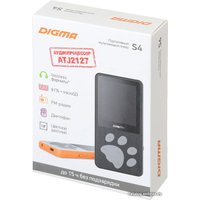 Плеер MP3 Digma S4 8GB (черный/серый)