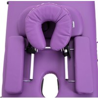 Массажный стол Atlas Sport складной 2-с 60 см деревянный (фиолетовый)