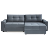 Угловой диван Mio Tesoro Манчестер 292 1.5ек-1.5пф (968 серый) в Пинске