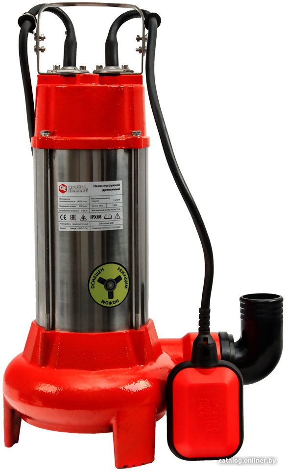 Фекальный насос Quattro Elementi Sewage 1100F Ci-Cut