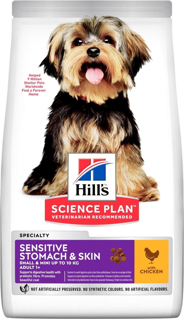 

Сухой корм для собак Hill's Science Plan Adult Small & Mini Sensitive Stomach & Skin 3 кг