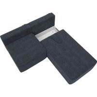 Угловой диван Лига диванов Лига-060 НПБ угол универсальный 129501 (шенилл Rimini 14 темно-серый)