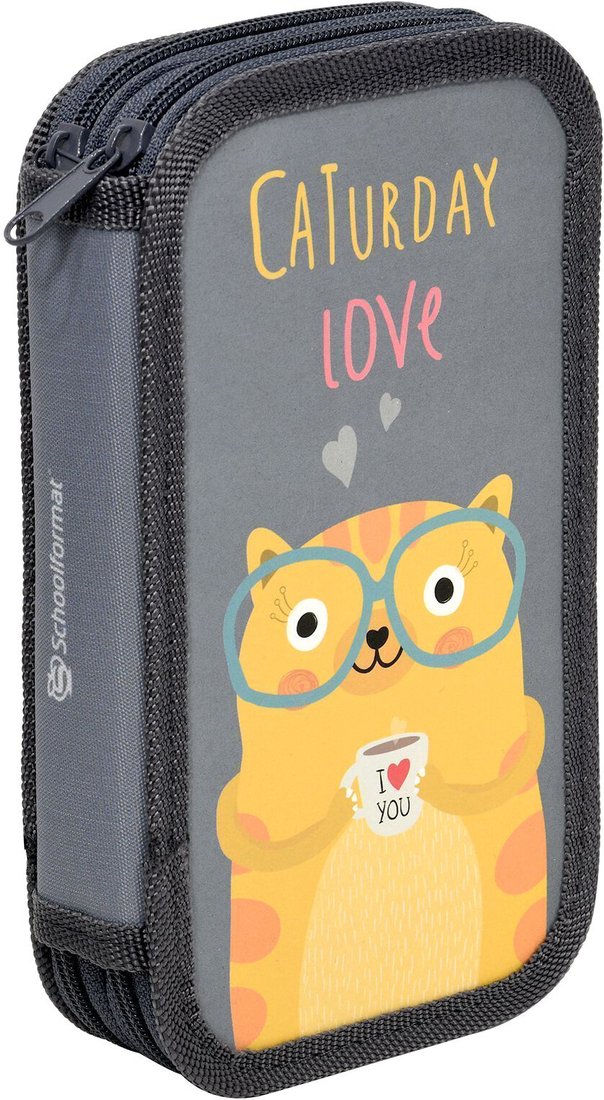 Пенал Schoolformat Clever Cat ПК2С-КЛК