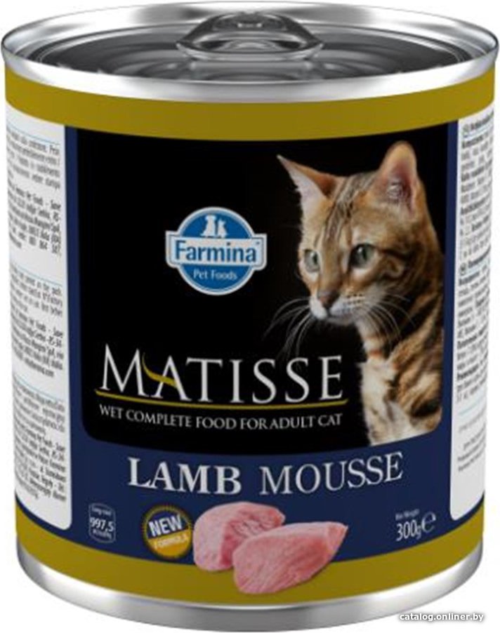 Консервированный корм для кошек Farmina Matisse Lamb Mousse (мусс с ягненком) 300 г