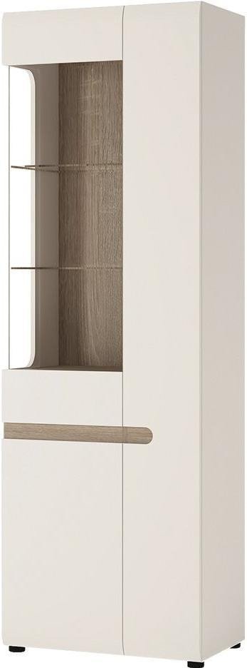 

Книжный шкаф Anrex Linate 3D/TYP 01L Белый/Сонома Трюфель