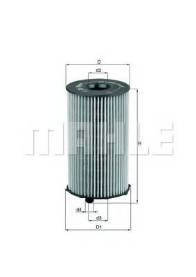 

Масляный фильтр Mahle Knecht OX2052D
