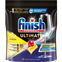 Капсулы для посудомоечной машины Finish Powerball Ultimate All In 1 Лимон (30 шт)