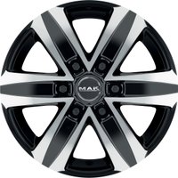 Литые диски MAK Stone 6 18x8" 6x139.7мм DIA 106.1мм ET 15мм Black Mirror