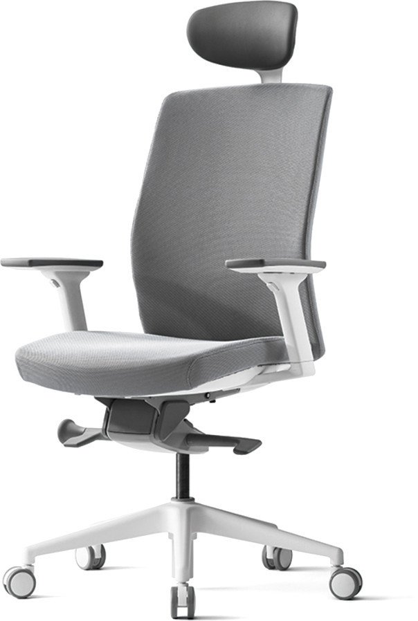 

Офисное кресло Bestuhl J2 Black Pl с подголовником (серый)