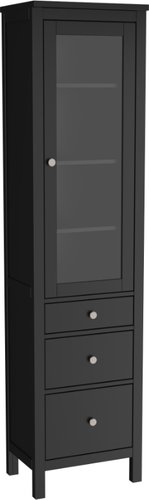 Шкаф-витрина ММЦ Кантри 13 (блэк)