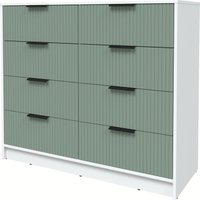 Комод Интерлиния Концепт Лайн КТ-К117 (белый платинум/мята)