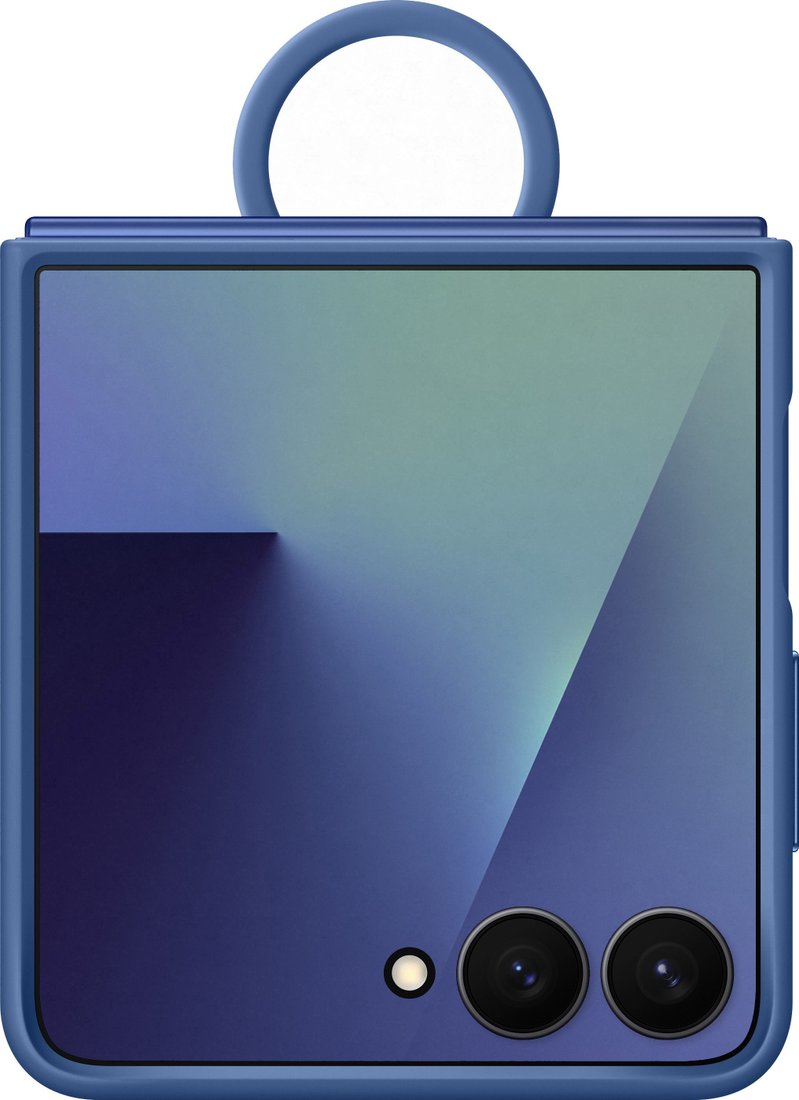 

Чехол для телефона Samsung Ring Case для Samsung Galaxy Z Flip7 (синий)