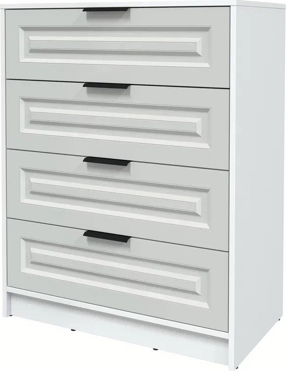 

Комод Интерлиния Концепт КТ-К80 Деко (белый платинум/грей)