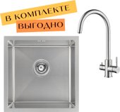 ECO AR 450*450 + cмеситель DIONE SATIN