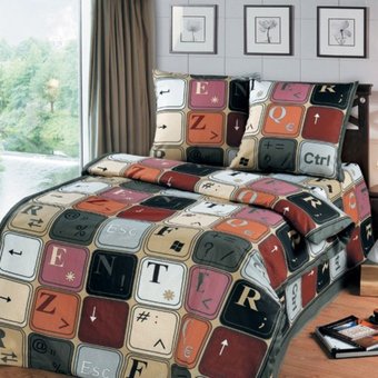 1.5-спальный комплект постельного белья АртПостель Клавиатура 145x215