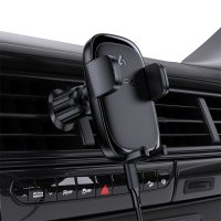 Держатель для смартфона AceFast Fast Wireless Charger Car Holder D48