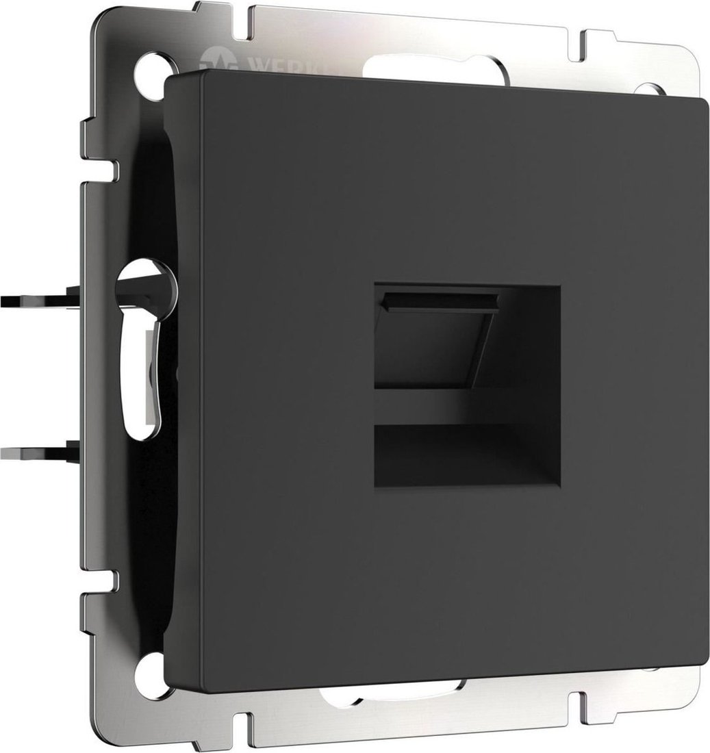 

Розетка компьютерная Werkel W5120108 (Черный матовый)