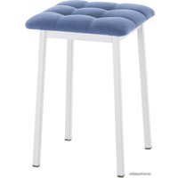 Табурет AMC Comfort 7.5.12 (ткань, синий/серебристый)