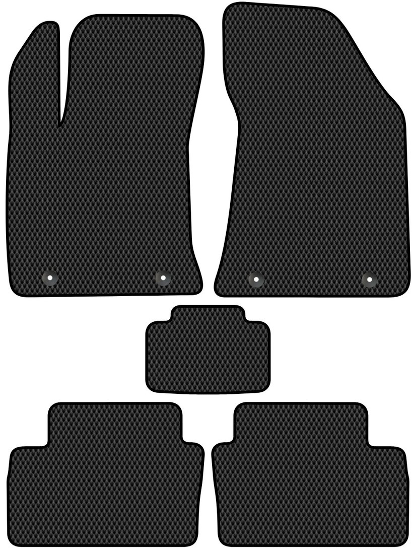 

Комплект ковриков для авто Alicosta Geely EMGRAND 7 New IV (седан) 2023 - Н.В. (черный, ромб)