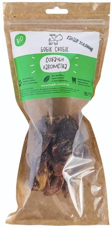

Лакомство для собак Бобик Снобик Калтык говяжий