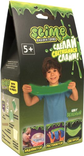 Набор для создания слайма Slime Лаборатория SS100-4 (зеленый)