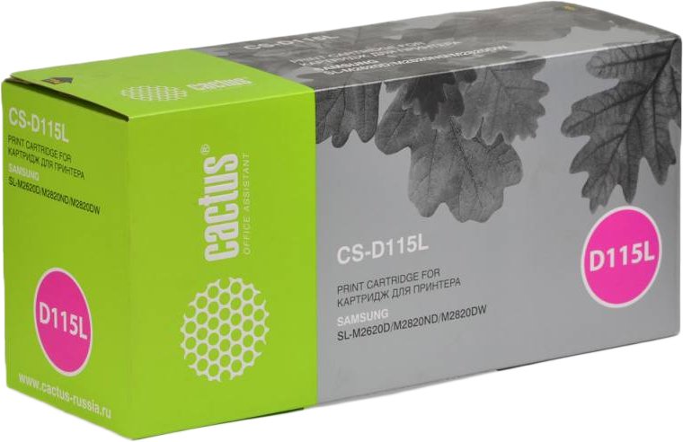 

Картридж CACTUS CS-D115L (аналог Samsung MLT-D115L)