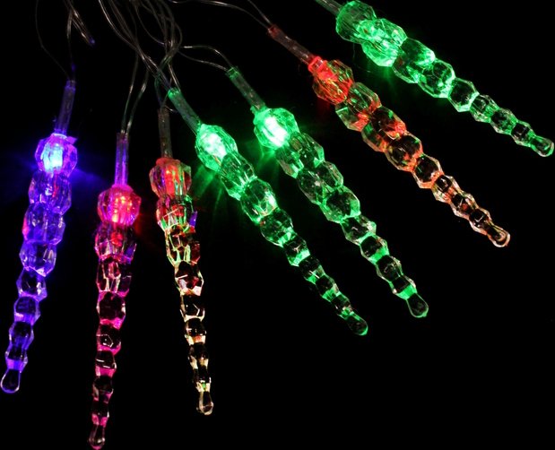

Новогодняя гирлянда Luazon Метраж Сосульки 7.5 Led-20 (5 м, мульти) [185512]