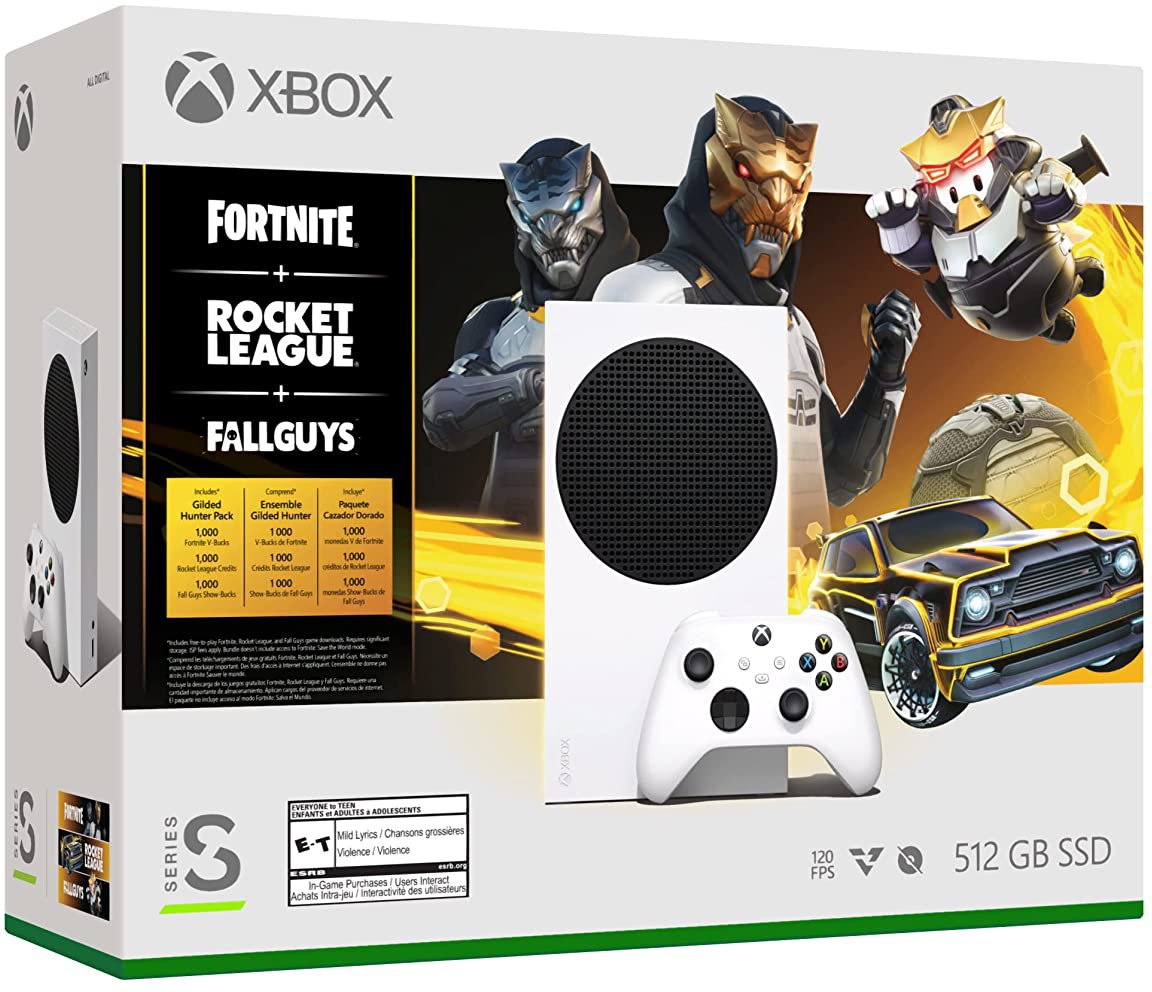 

Игровая приставка Microsoft Xbox Series S Gilded Hunter Bundle