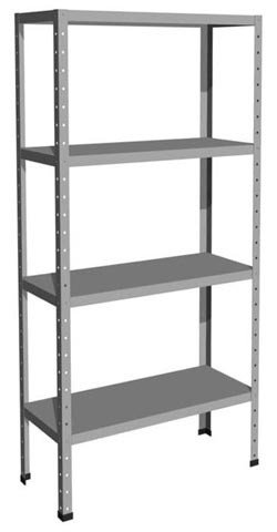 

Стеллаж Спстрим Архивно-складской 100x40x150 (4 полок, нагрузка на полку - 120 кг)