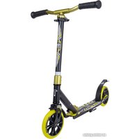 Двухколесный подростковый самокат Tech Team Jogger 180 2022 (черный/салатовый)