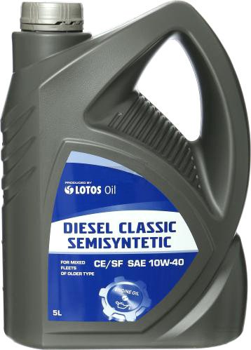 

Моторное масло Lotos Diesel Classic Semisyntetic CE/SF 10W-40 5л