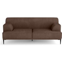 Диван Олмеко Бергамо 2-х местный (велюр, барни шоколад)