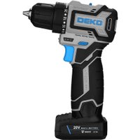 Дрель-шуруповерт Deko Sharker 20V PRO 084-1035 (с 2-мя АКБ, кейс)