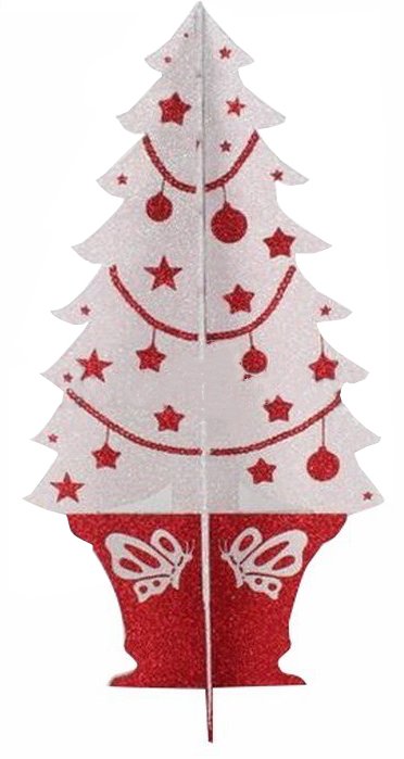 

Елочка настольная Neon-Night Елочка Складная 3D (56x30 см, красный) [502-392]