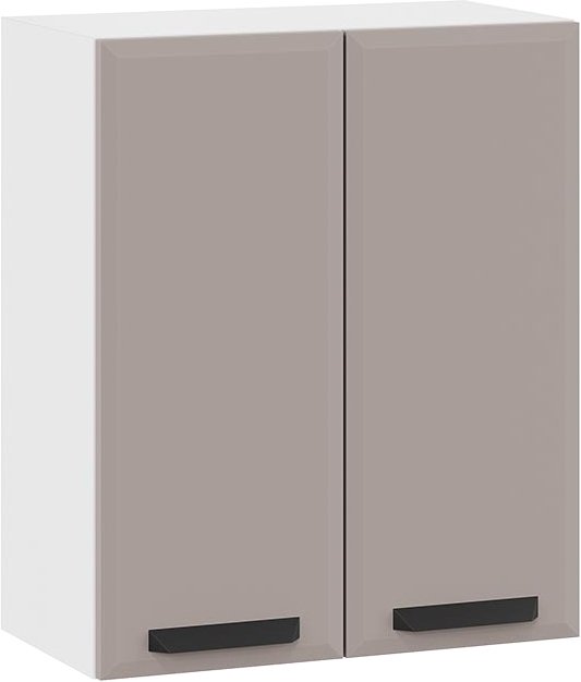 

Шкаф навесной Трия Тиана 1В6 (белый/мокко супермат)