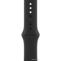 Умные часы Apple Watch Series 6 LTE 44 мм (сталь графитовый/черный спортивный)