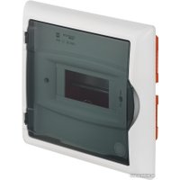 Бокс пластиковый Elektro-Plast Eco Box 1x6M, N/PE 2x 2x16+3x10mm2, дымчатая пласт. дверь, белый RAL9003, 240x270x106mm, IP40
