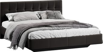 Кровать Трия Эмма Тип 1 180x200 (велюр Confetti Stone)