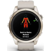 Умные часы Garmin Epix Pro Gen 2 Sapphire 42 мм (мягкое золото/песок)