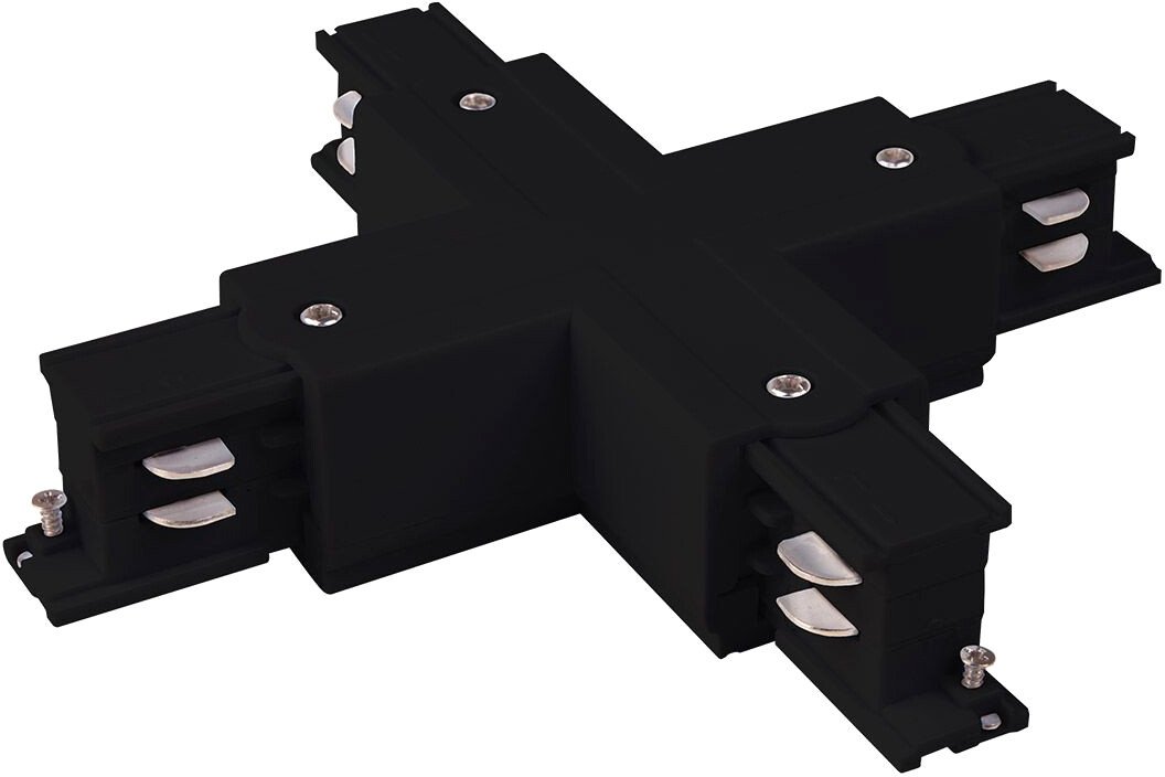 

Коннектор питания шинопровода Elektrostandard X-образный TRC-1-3-X-BK a039509 (черный)