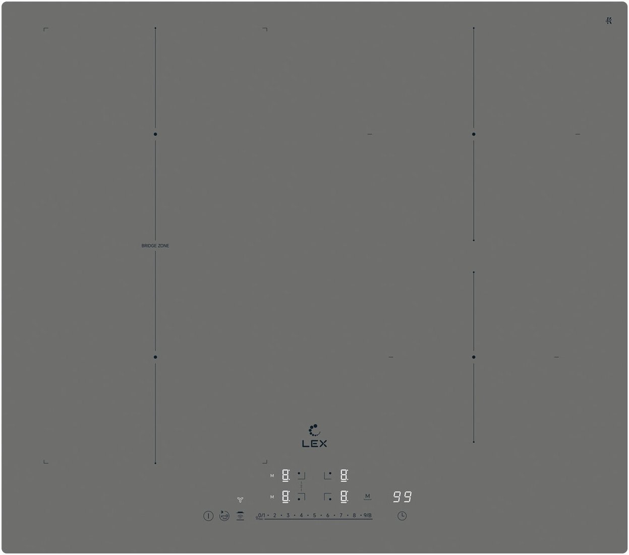 

Варочная панель LEX EVI 641A I GR