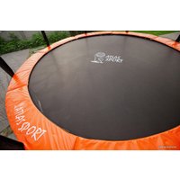Батут Atlas Sport 252 см - 8ft Pro (с лестницей, внешняя сетка, оранжевый)